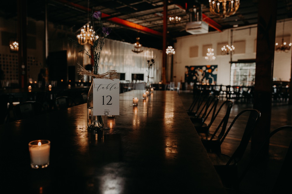 Brewery Venue Industrial Decor Georgia Wedding Aline Marin Photography