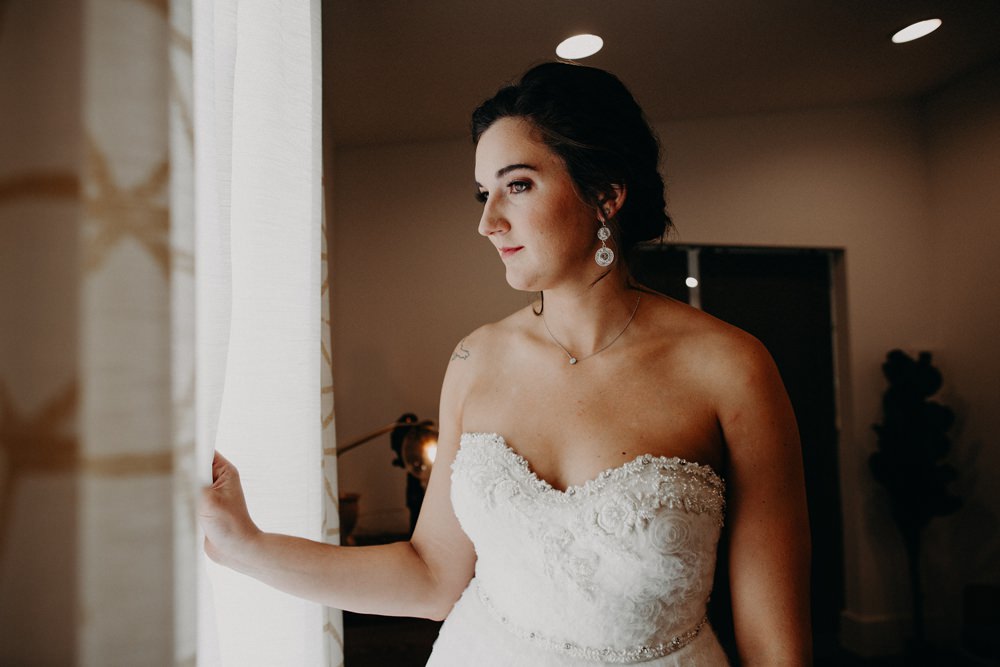 Bride Bridal Hair Make Up Georgia Wedding Aline Marin Photography