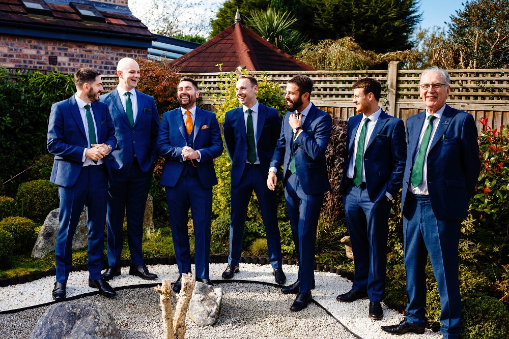 Groomsmen Suits Navy Great John Street Hotel Wedding About Today Photography