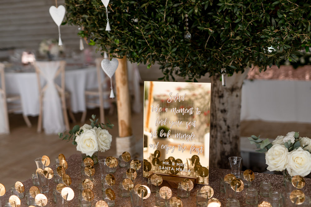 Escort Card Table Plan Seating Chart Ibiza Destination Wedding David Christopher Photography