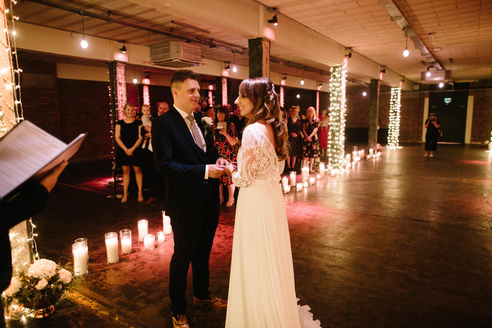 Indie Warehouse Wedding Dan Hough Photo