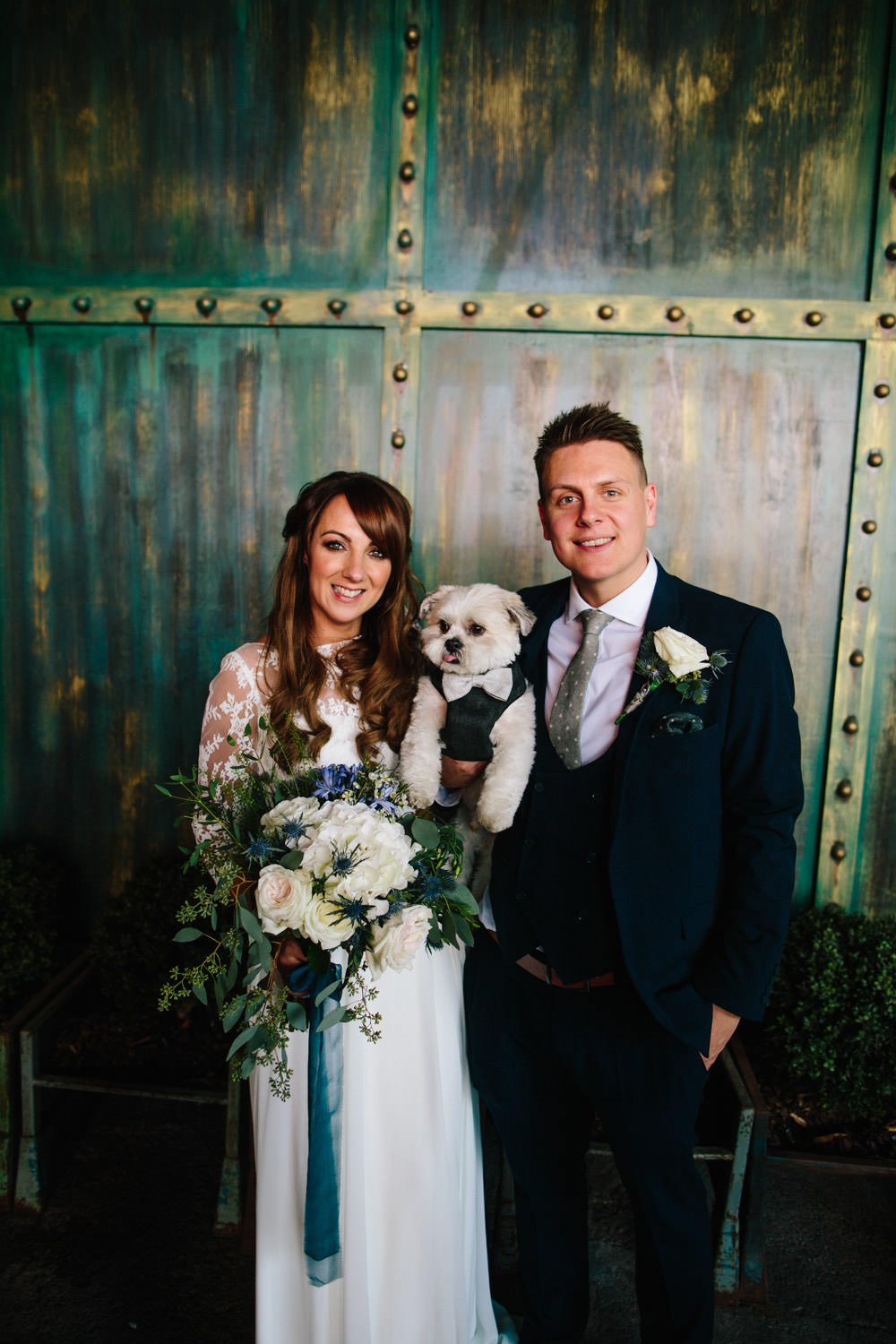 Indie Industrial Warehouse Wedding with Romantic Lighting, image size:1000x1500