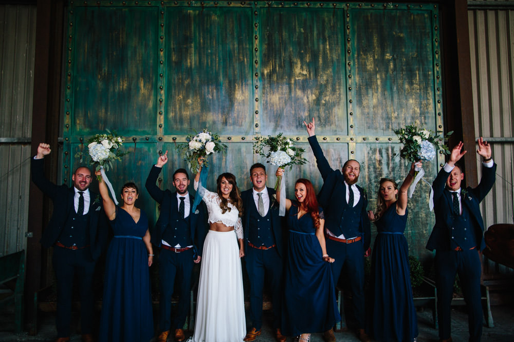 Indie Warehouse Wedding Dan Hough Photo