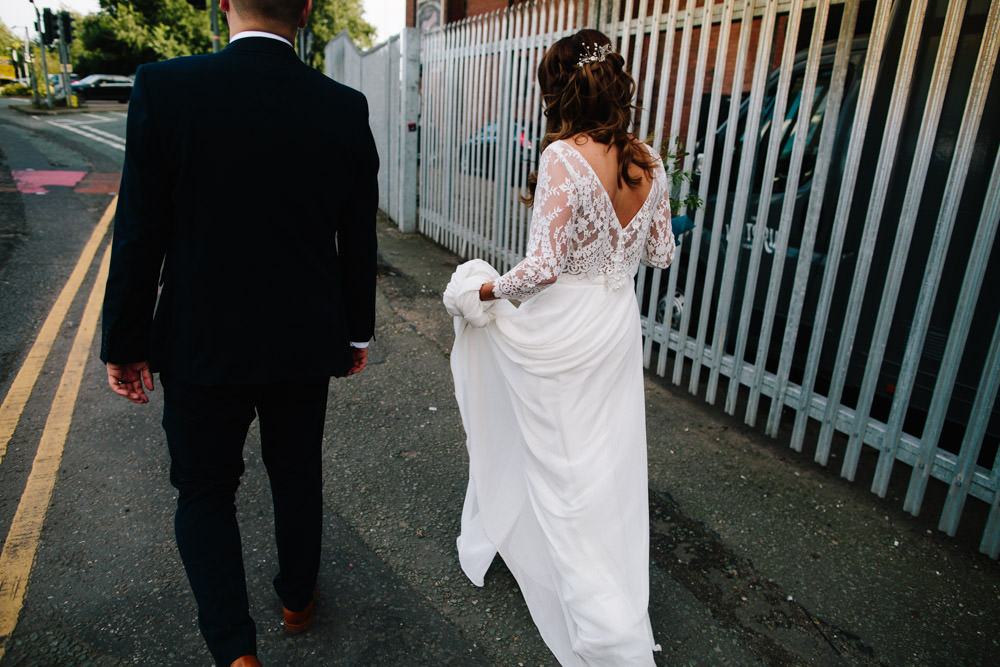Dress Gown Bride Bridal Wendy Makin Bridal Designs Skirt Top Indie Warehouse Wedding Dan Hough Photo