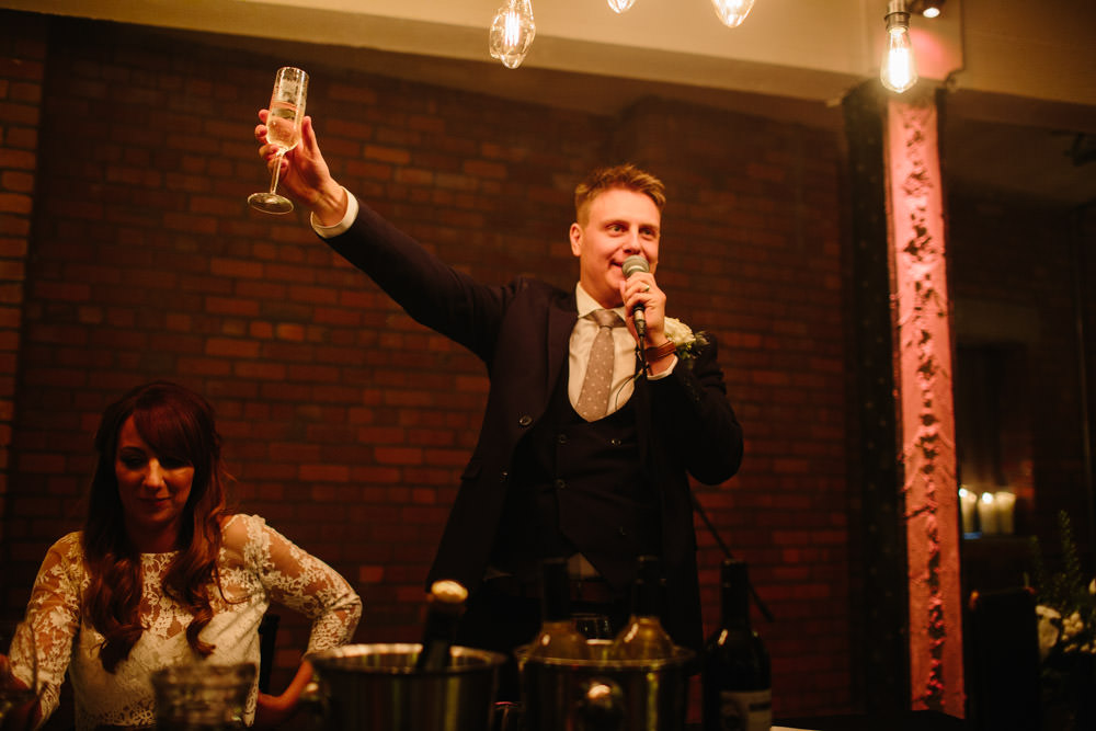 Indie Warehouse Wedding Dan Hough Photo