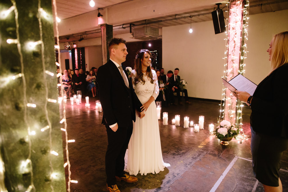 Indie Warehouse Wedding Dan Hough Photo