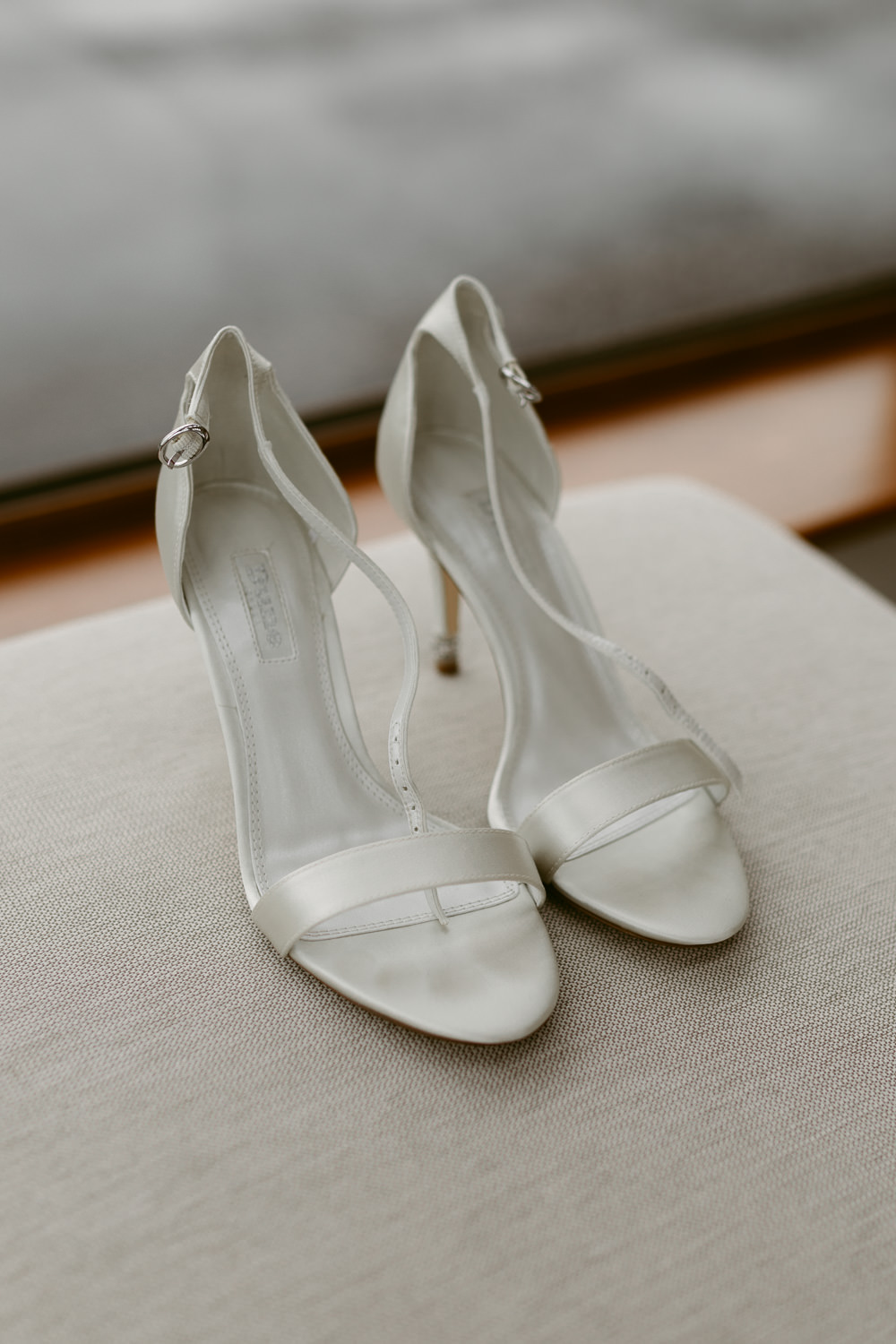 Bride Bridal Shoes Ivory Pavilion Wedding Iain Irwin Photography