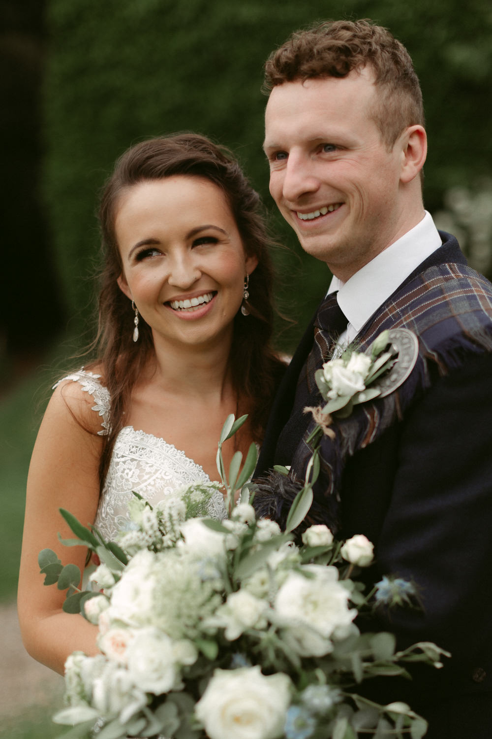 Bride Bridal Make Up Hair Ivory Pavilion Wedding Iain Irwin Photography