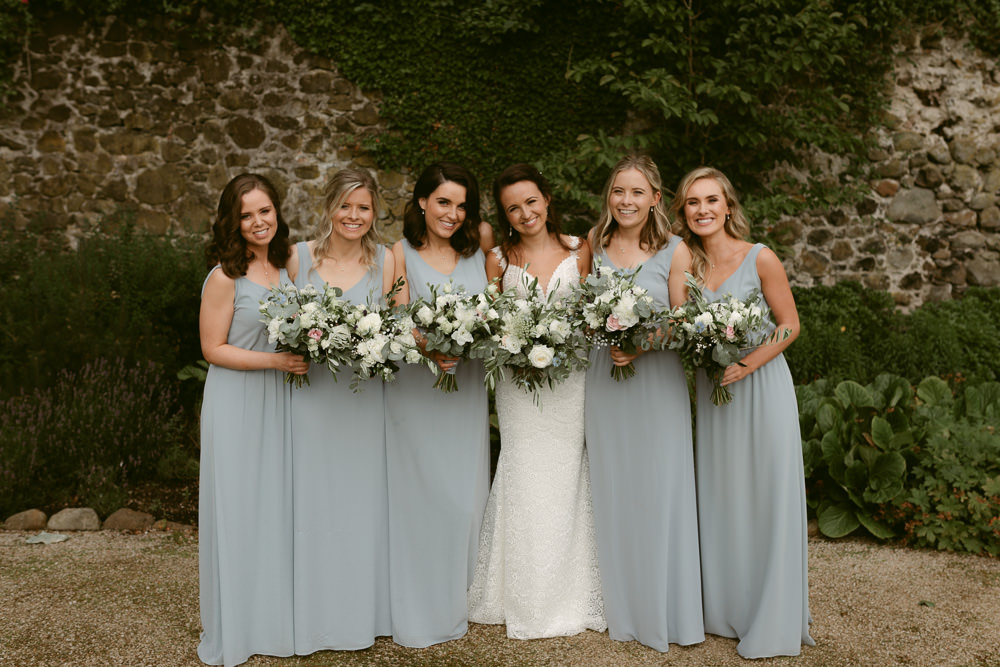 Bridesmaids Bridesmaid Dress Dresses Pale Blue Ivory Pavilion Wedding Iain Irwin Photography
