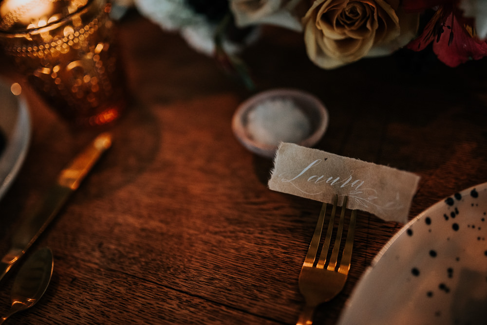 Place Name Card Lake District Elopement Jenny Appleton Photography