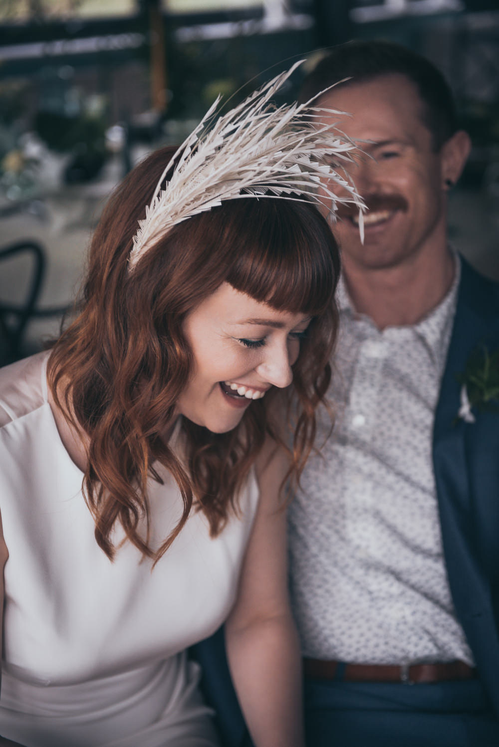 Bride Bridal Hair Accessory Modern Wedding Ideas Cat Arwel Photography