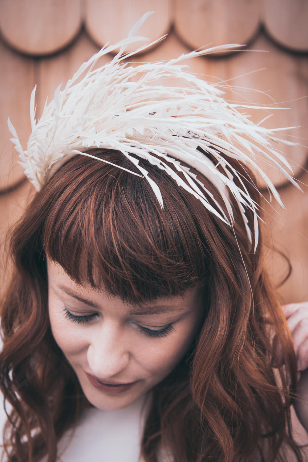 Bride Bridal Hair Accessory Modern Wedding Ideas Cat Arwel Photography