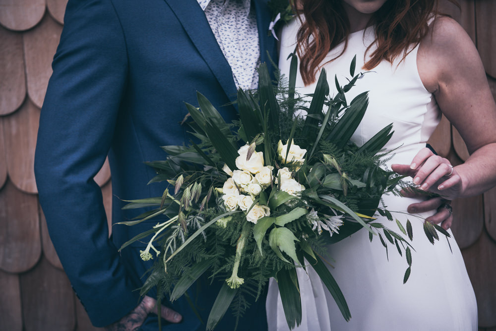 Bouquet Flowers Bride Bridal Greenery Foliage Rose Modern Wedding Ideas Cat Arwel Photography