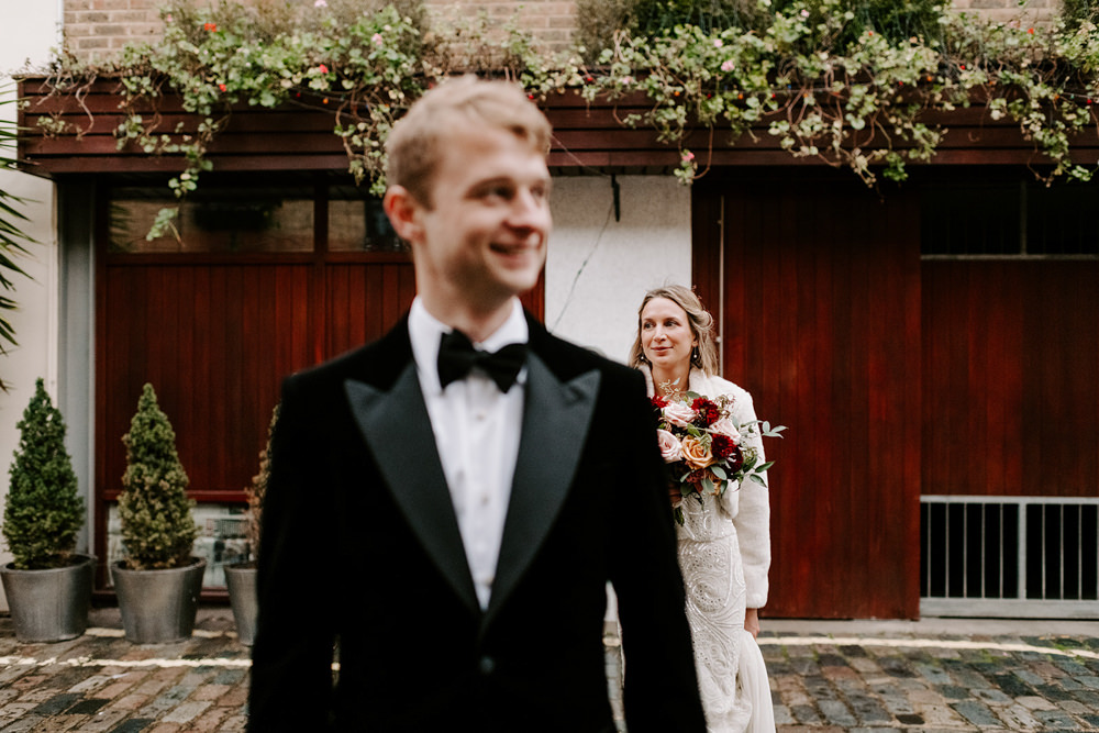 Groom Groomsmen Tux Tuxedo Bow Tie NYE Wedding Ellie Gillard Photography