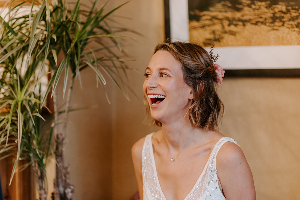 Bride Bridal Hair Make Up NYE Wedding Ellie Gillard Photography