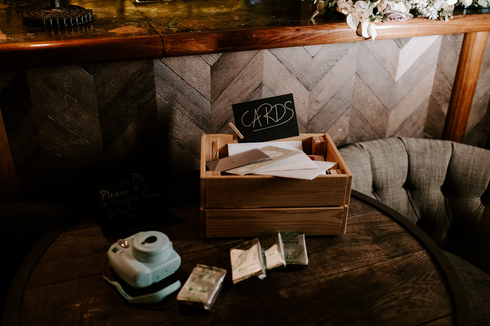 Card Box NYE Wedding Ellie Gillard Photography