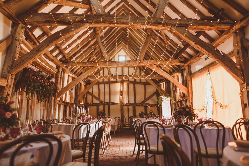 Fairy Lights Lighting Old Greens Barn Wedding Matt Penberthy Photography