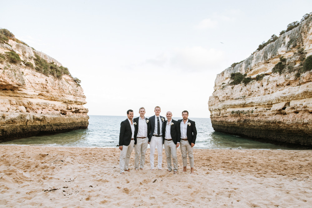 Groom Groomsmen Suits Jackets Portugal Destination Wedding The Lovers Imagery