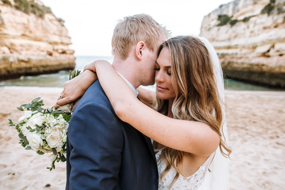 Bride Bridal Hair Waves Tousled Portugal Destination Wedding The Lovers Imagery