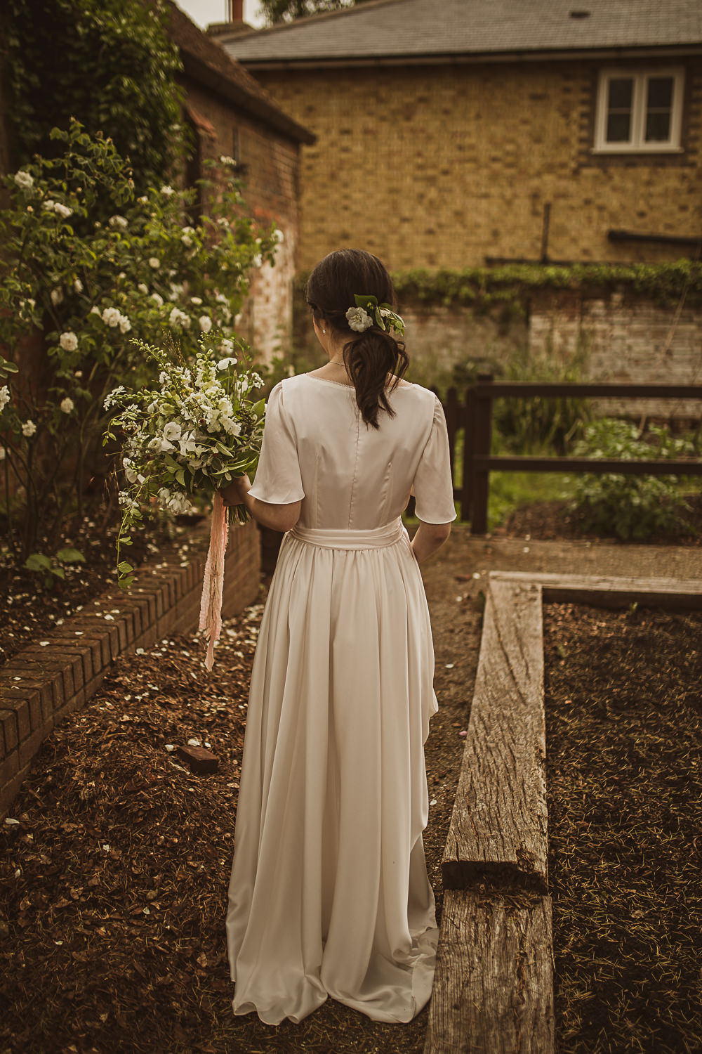 Dress Gown Bride Bridal Wrap Satin Sophie Rose Bridal Small Wedding Ideas The Springles