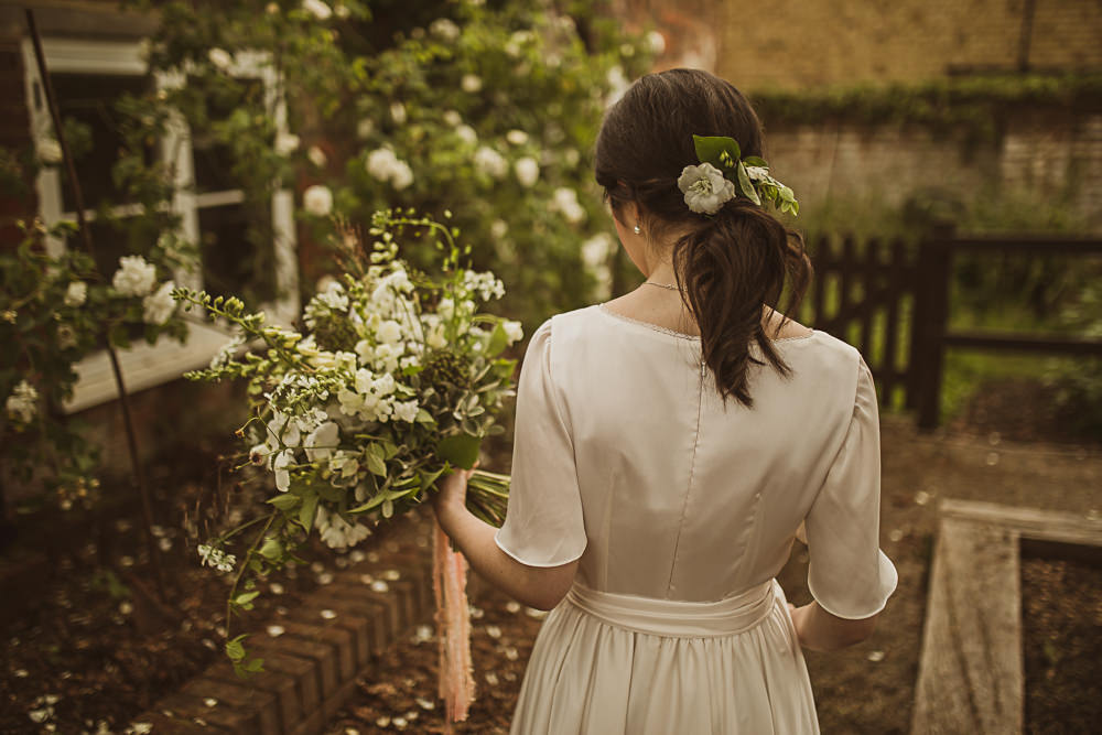 Bride Bridal Hair Style Up Do Ponytail Small Wedding Ideas The Springles