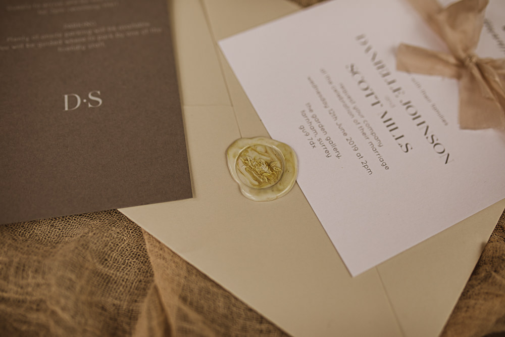 Stationery Invite Invitation Wax Seal Small Wedding Ideas The Springles