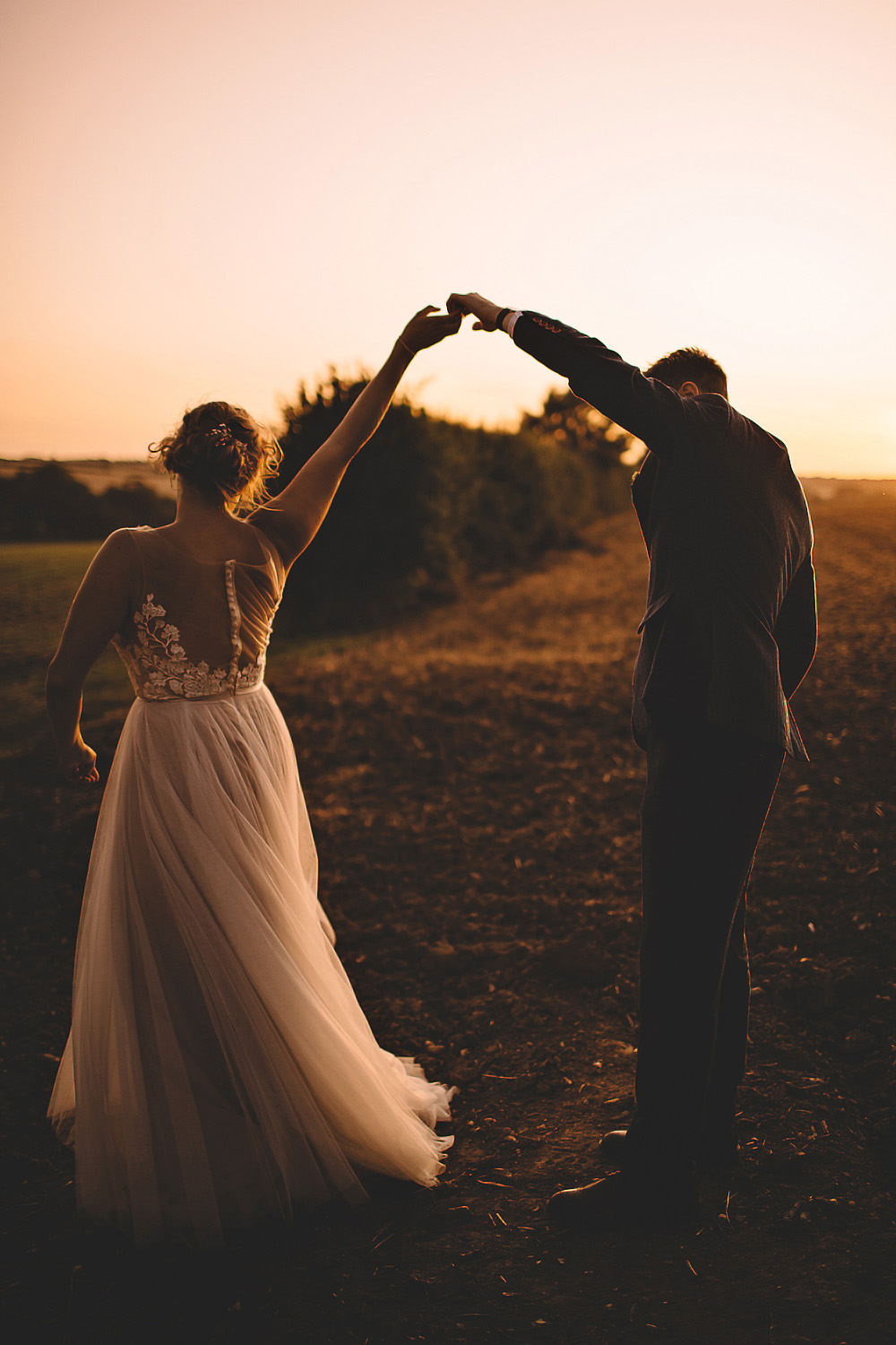 Dress Gown Bride Bridal Juno Watters Wtoo Tulle Straps Veil Suffolk Barn Wedding Carrie Lavers Photography
