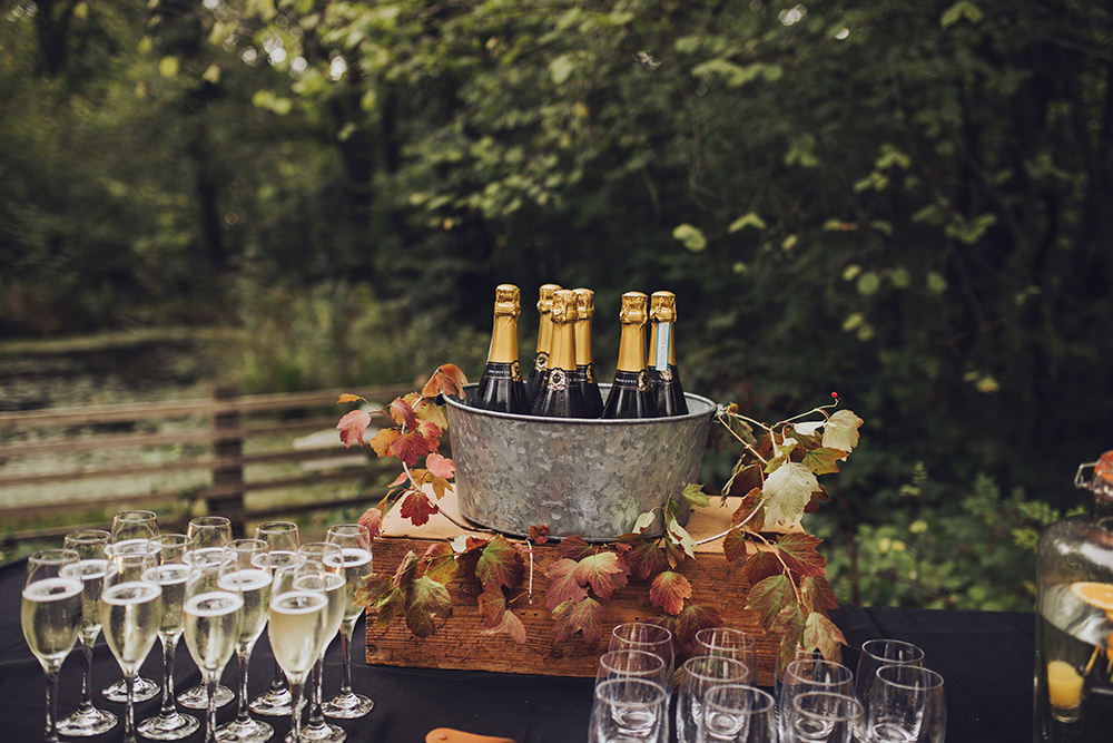 Reception Welcome Drinks Treehouse Wedding Honeydew Moments