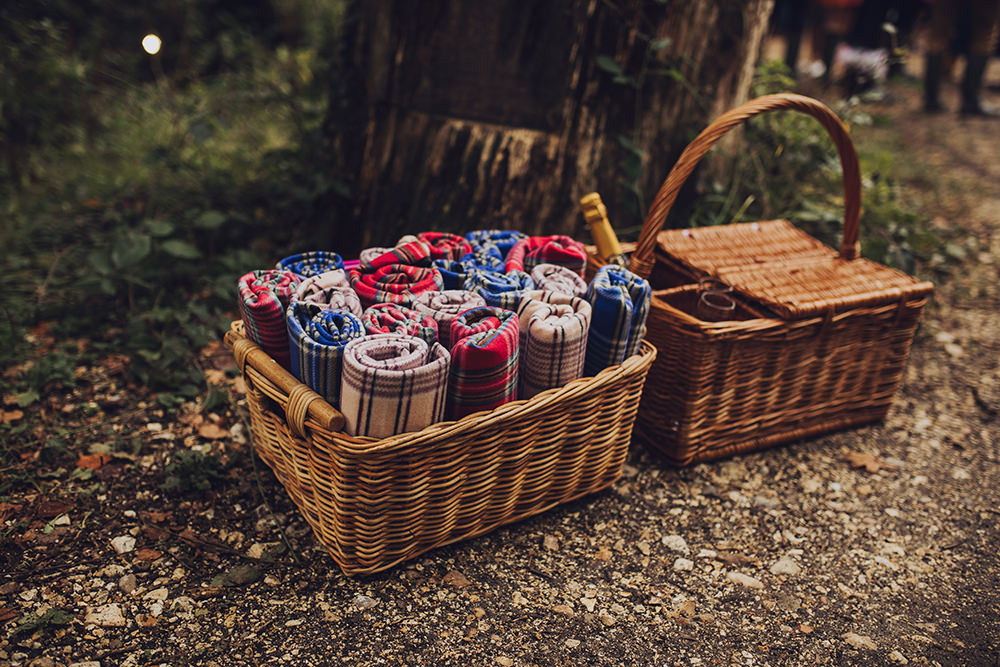 Blanket Basket Treehouse Wedding Honeydew Moments