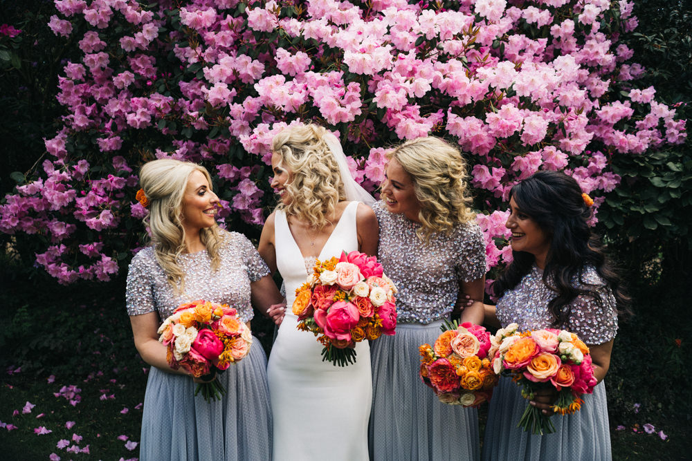 Sequin Top Bridesmaid Dress Dresses Bridesmaids Grey Bright Wedding Sally T Photography