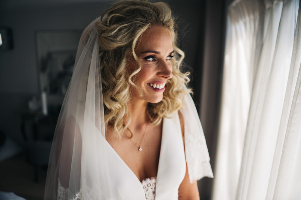 Bride Bridal Hair Make Up Bright Wedding Sally T Photography