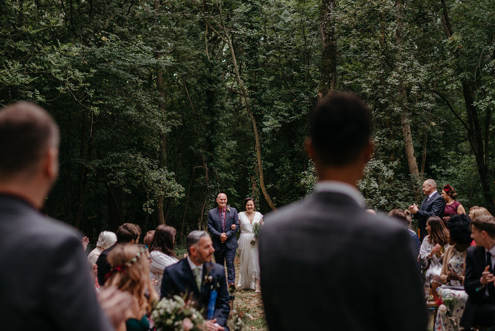 Cotswold Woodland Glamping Wedding Elaine Williams Photography