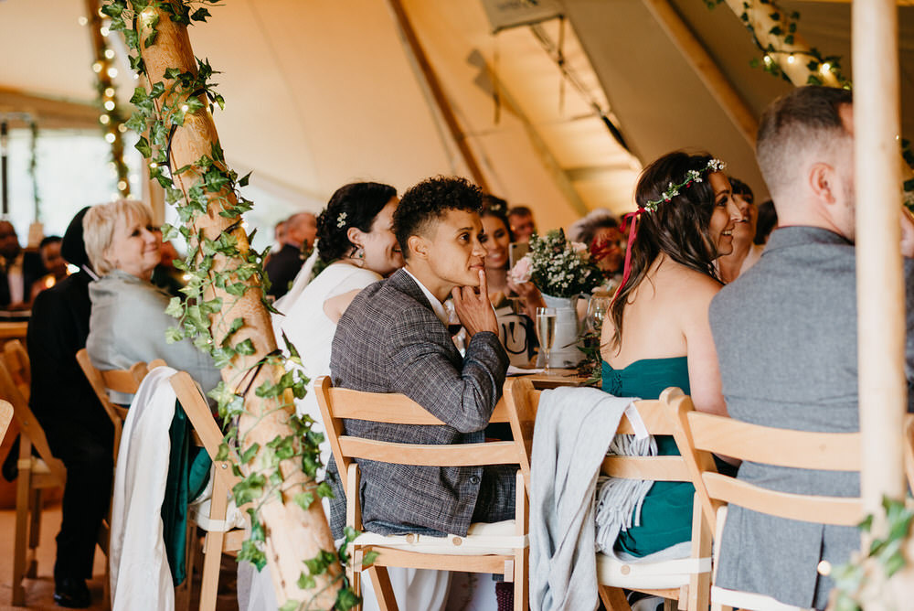 Cotswold Woodland Glamping Wedding Elaine Williams Photography