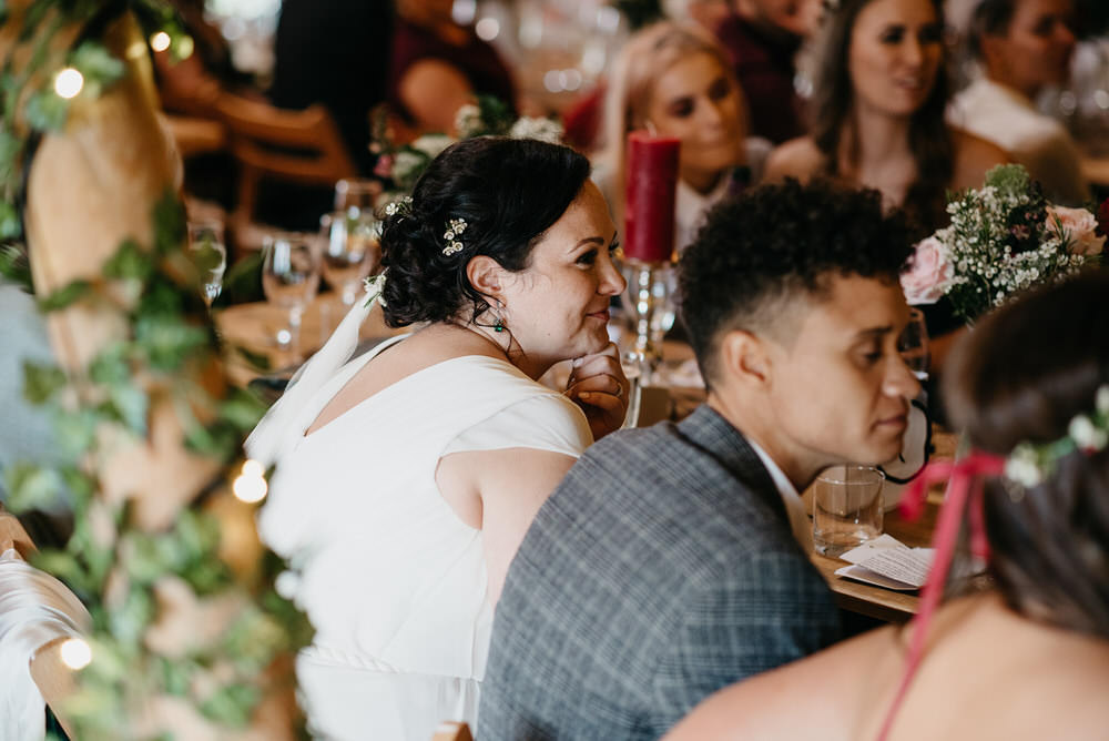Cotswold Woodland Glamping Wedding Elaine Williams Photography