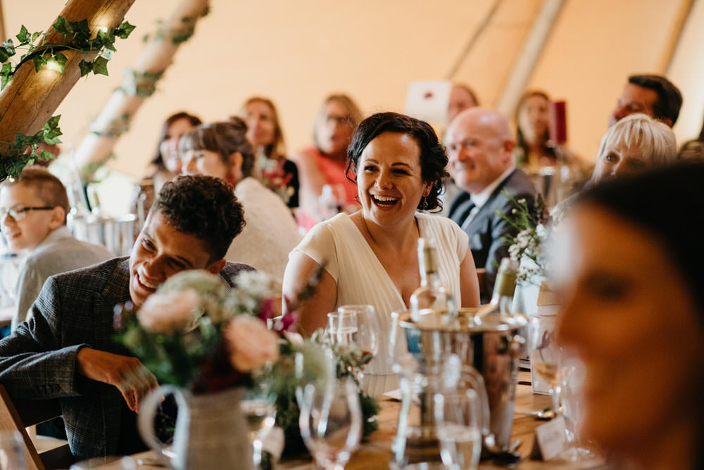 Cotswold Woodland Glamping Wedding Elaine Williams Photography