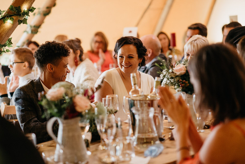 Cotswold Woodland Glamping Wedding Elaine Williams Photography