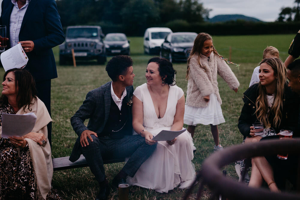 Cotswold Woodland Glamping Wedding Elaine Williams Photography