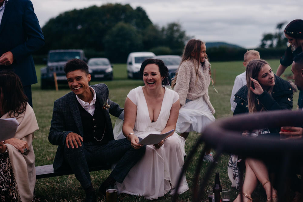 Cotswold Woodland Glamping Wedding Elaine Williams Photography