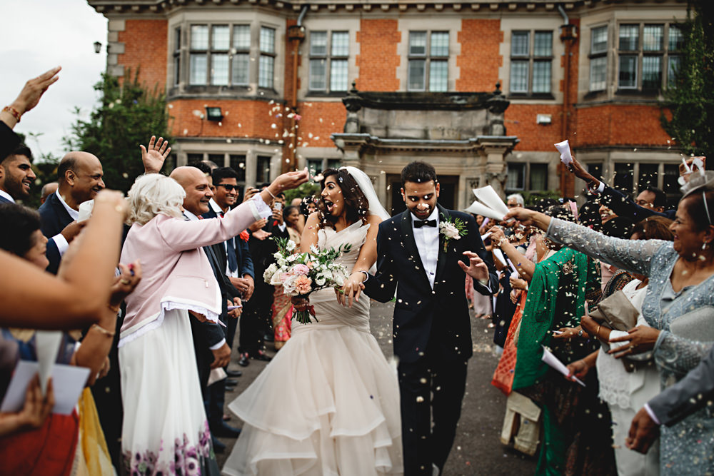 Confetti Throw Dunchurch Park Hotel Wedding HBA Photography