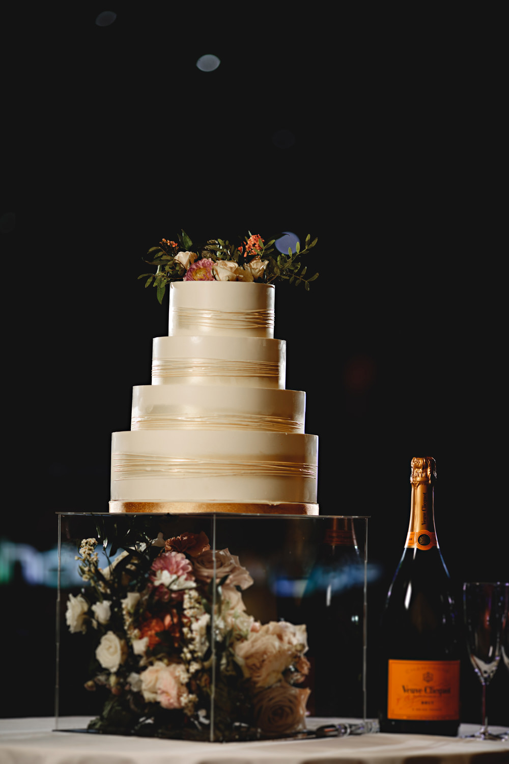 M&S Cake Flowers Dunchurch Park Hotel Wedding HBA Photography