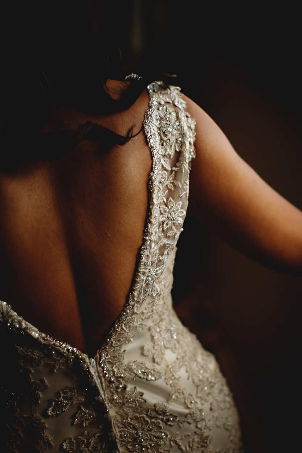 Dress Gown Bride Bridal Stella York Beaded Straps Dunchurch Park Hotel Wedding HBA Photography