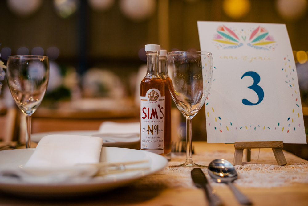 Table Numbers Eclectic Wedding Paul and Tim Photographers