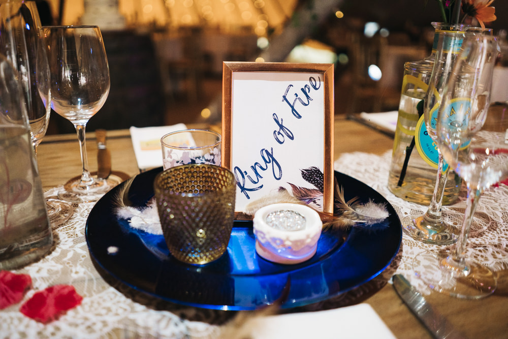 Table Name Hammer and Pincers Wedding Sally T Photography