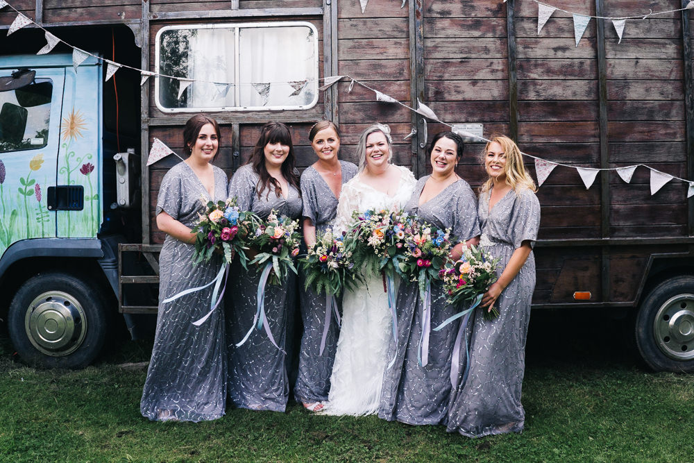 Bridesmaids Bridesmaid Dress Dresses Grey Sequin Hammer and Pincers Wedding Sally T Photography