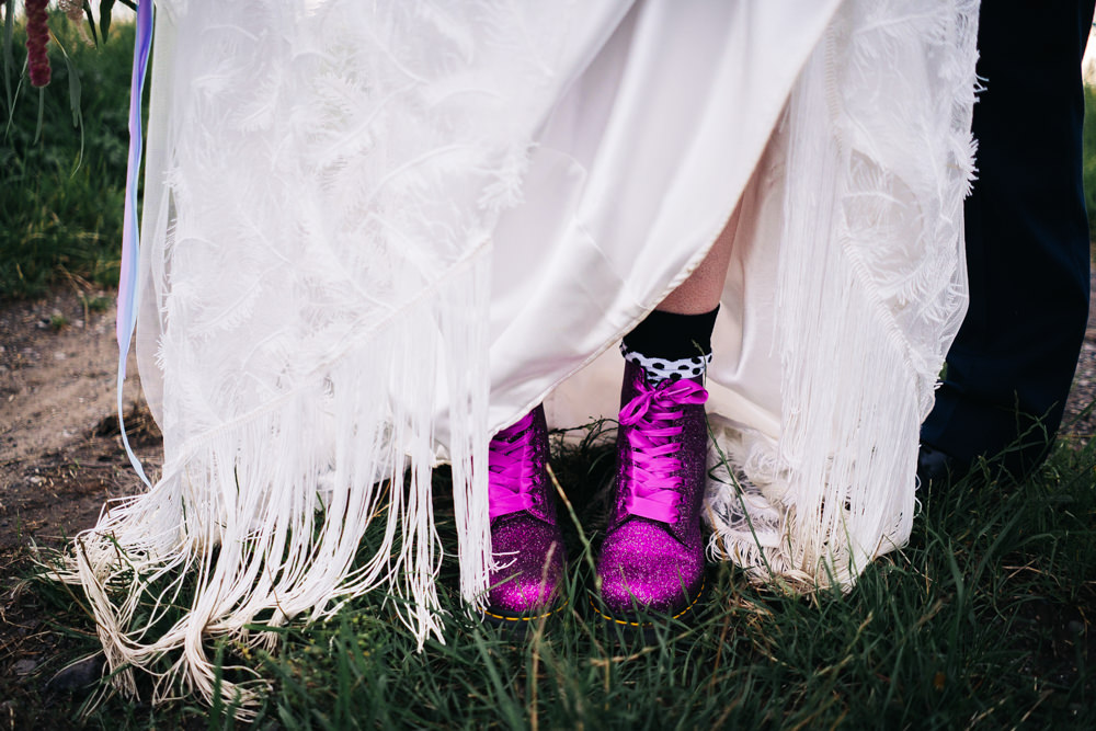 Dr Martens Bride Bridal Boots Hammer and Pincers Wedding Sally T Photography