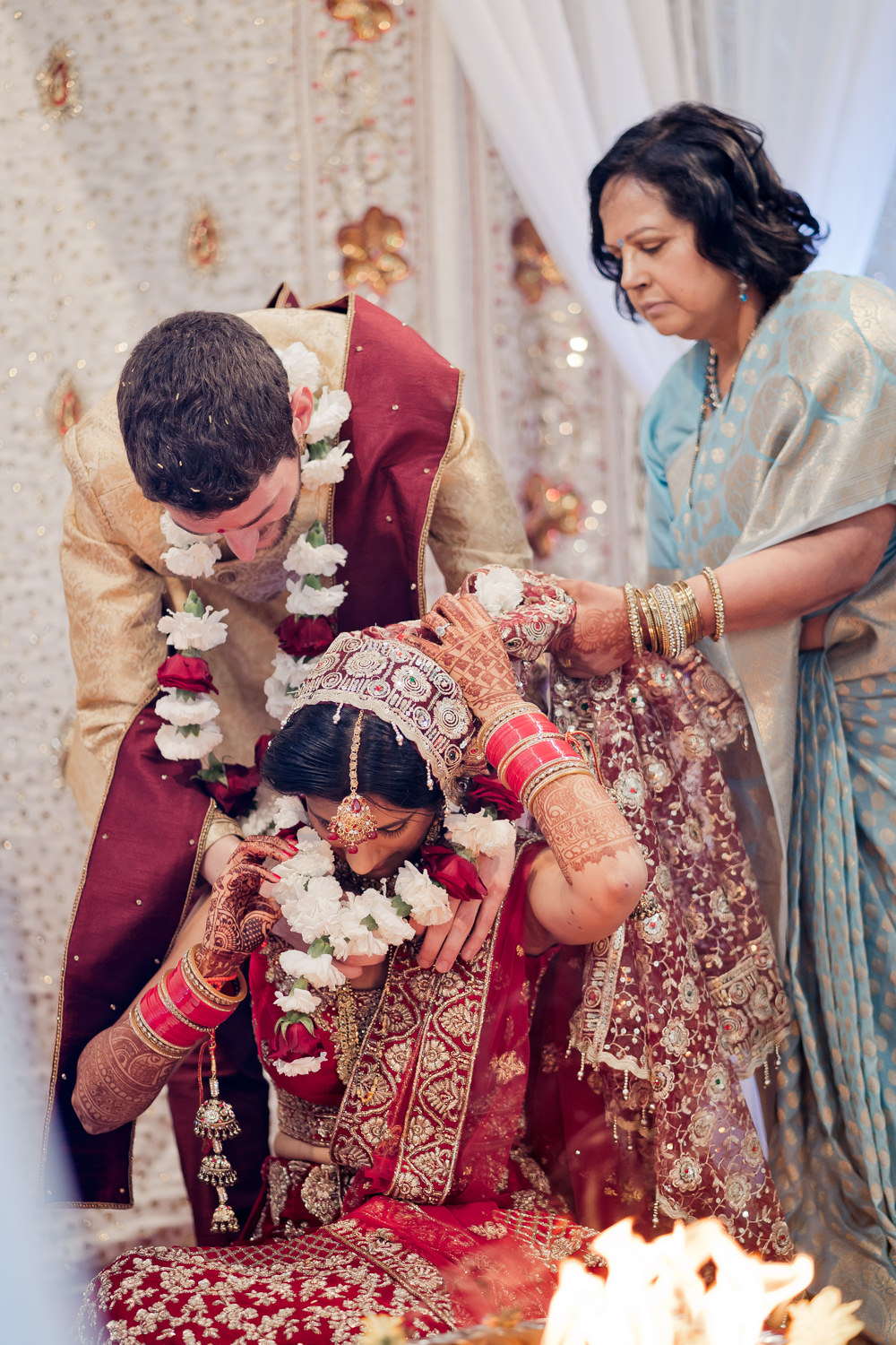 Hindu Ceremony Indian Wedding UK Laura May Photography