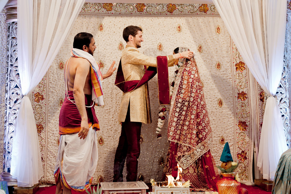 Hindu Ceremony Indian Wedding UK Laura May Photography