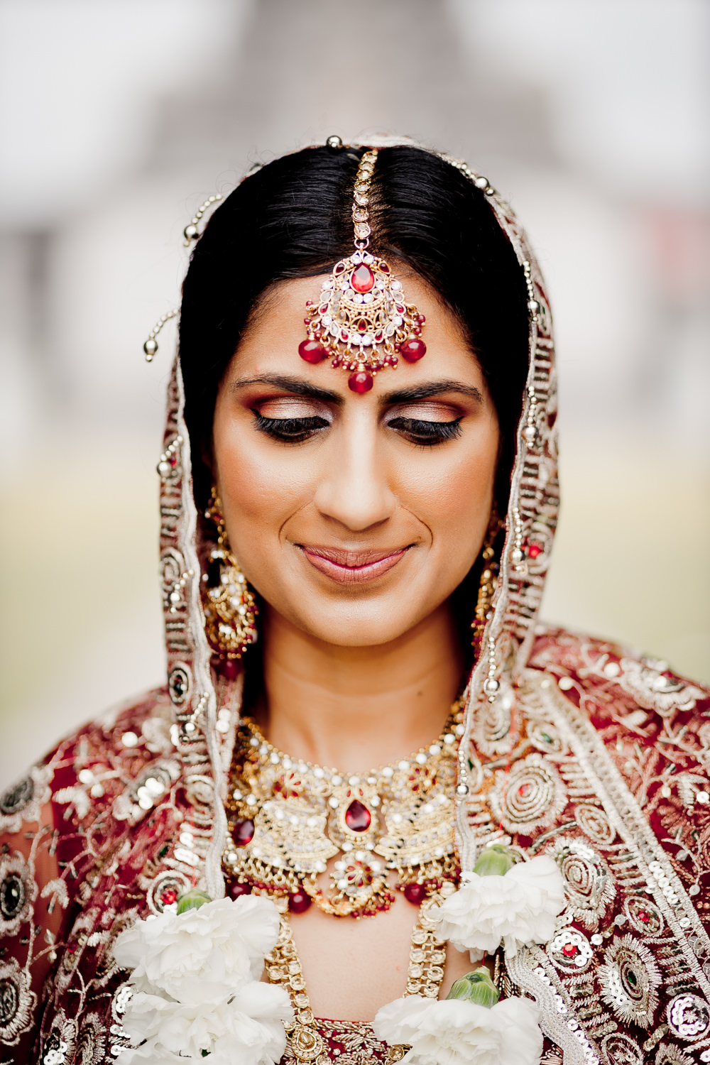 Bride Bridal Make Up Indian Wedding UK Laura May Photography