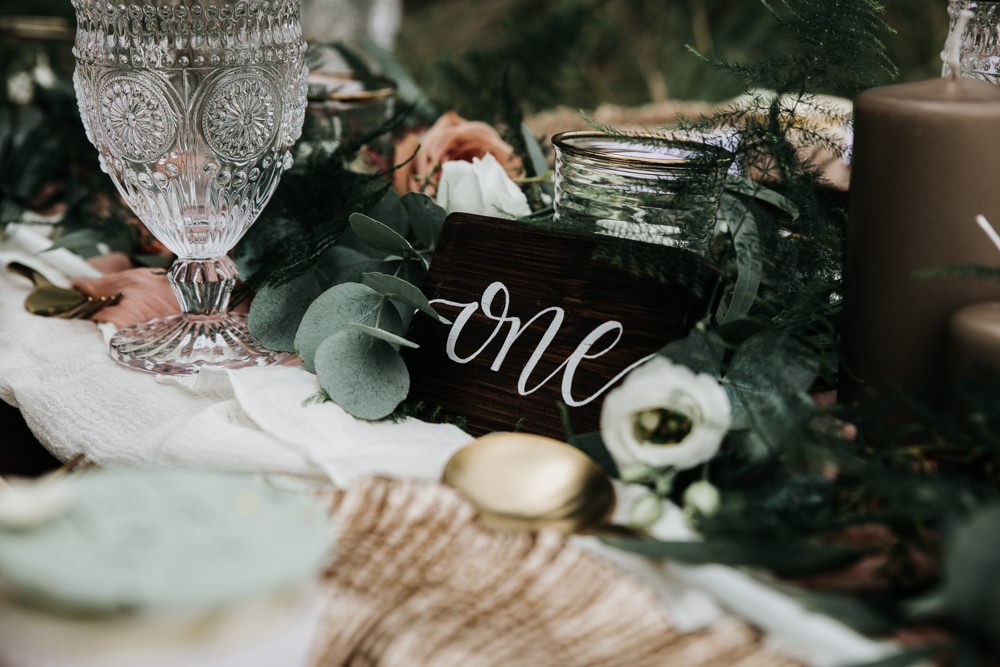 Micro Wedding Ideas Gareth J Photography Calligraphy Table Number
