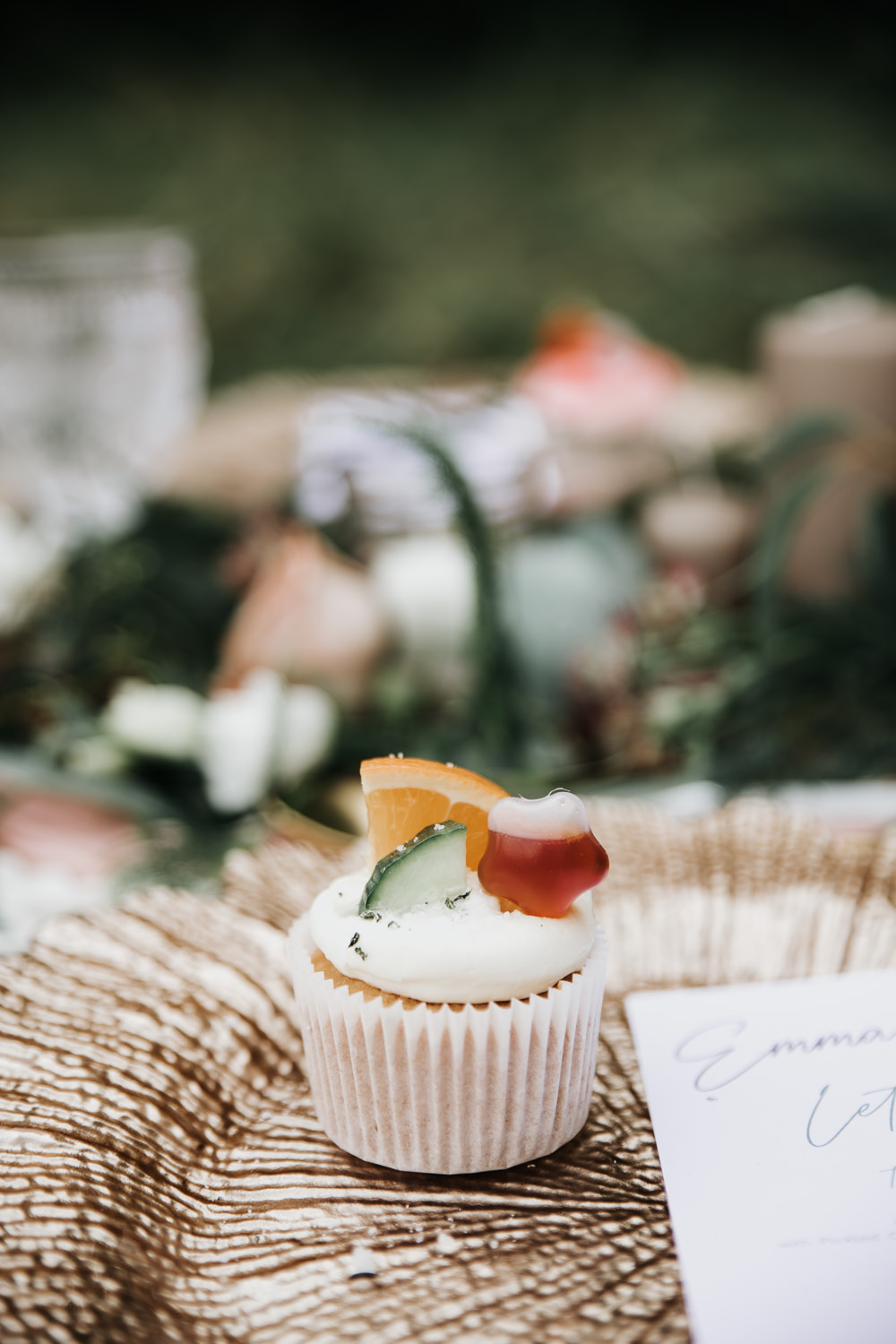 Micro Wedding Ideas Gareth J Photography Fruit Cupcake